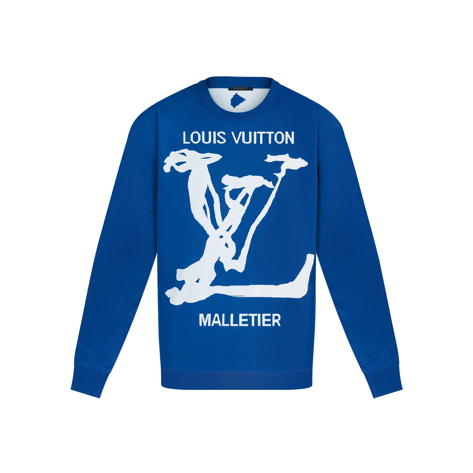 louis vuitton jumper blue