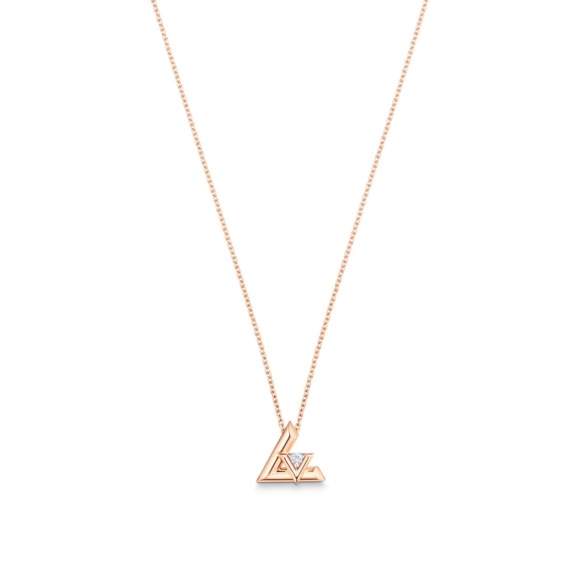 louis vuitton gold charm necklace