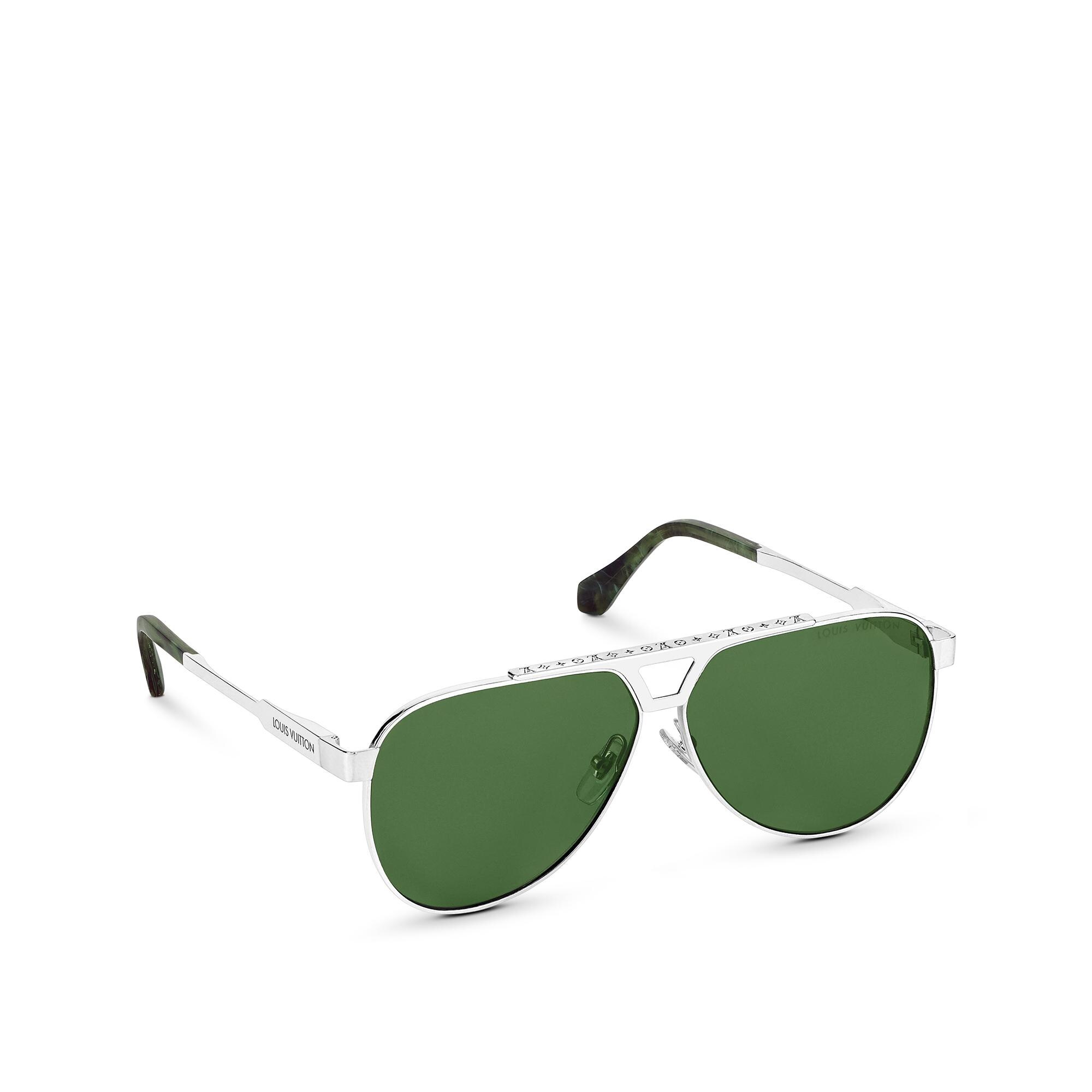 green louis vuitton glasses