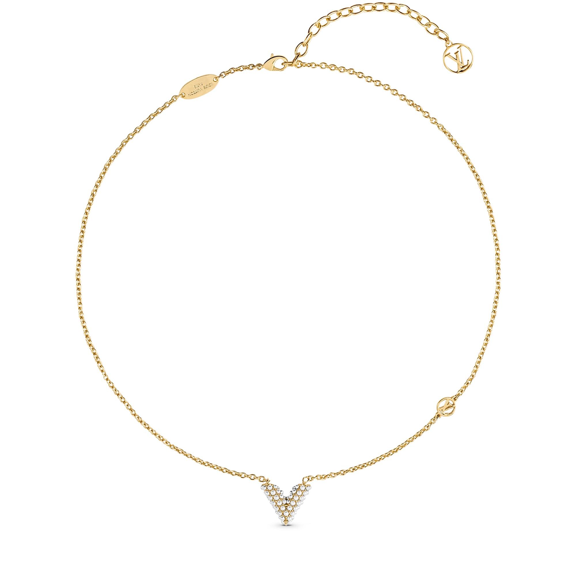 louis vuitton essential v necklace