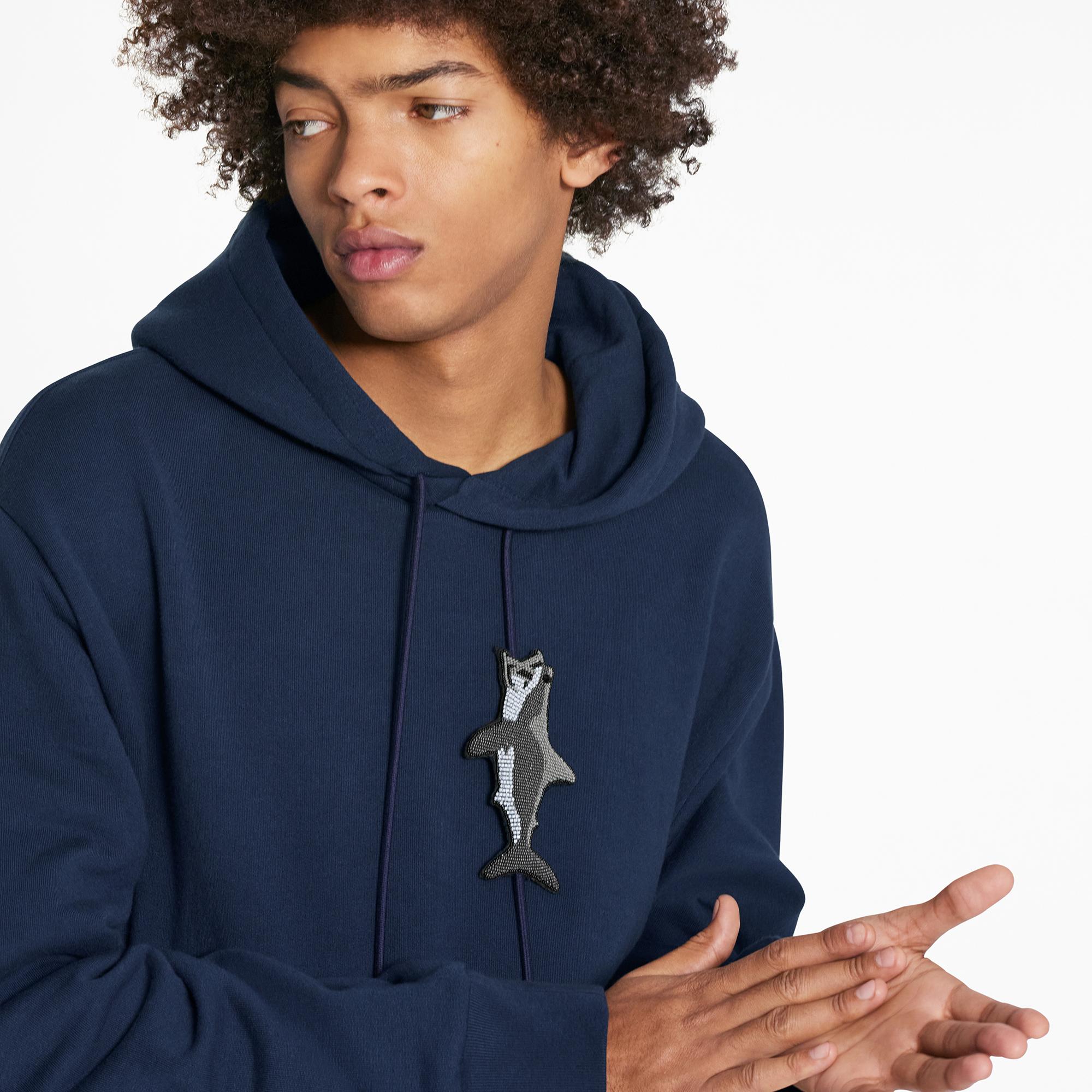 Hoodie with Bead Shark - Ready to Wear 