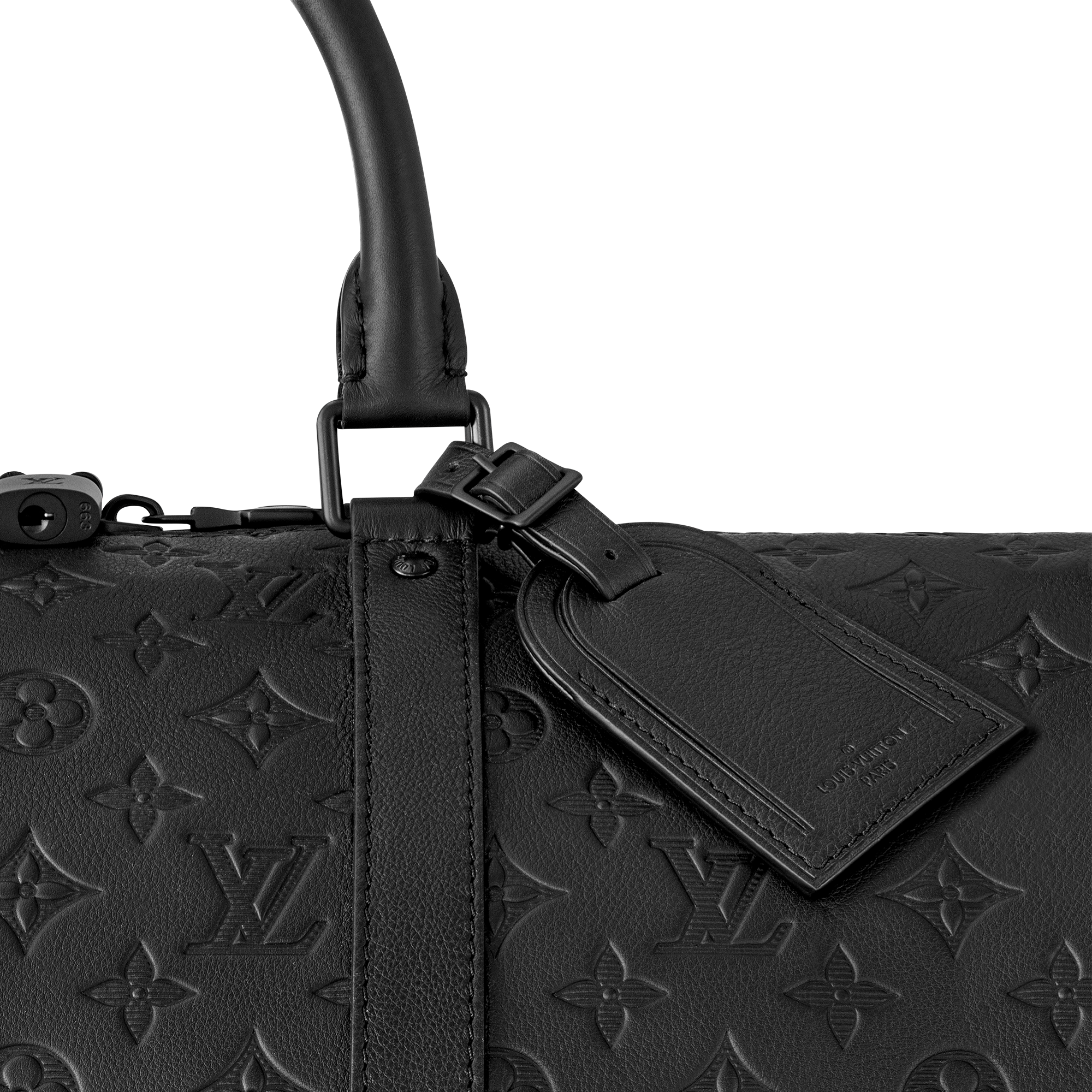 black louis vuitton duffle