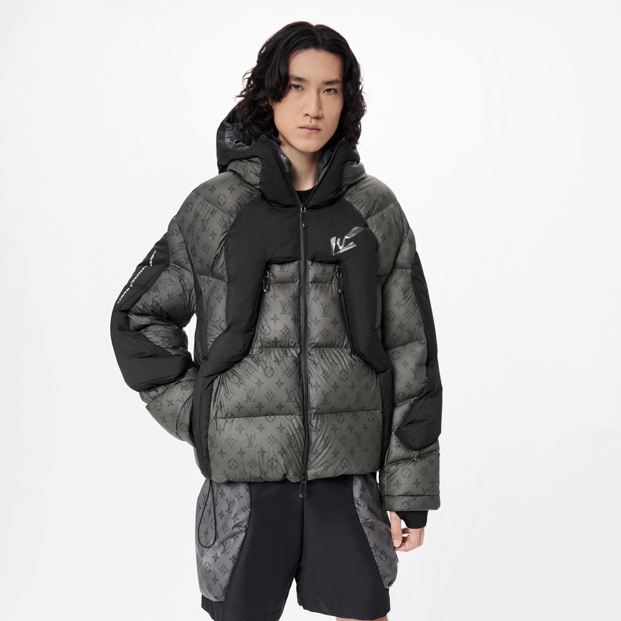 louis vuitton black puffer jacket