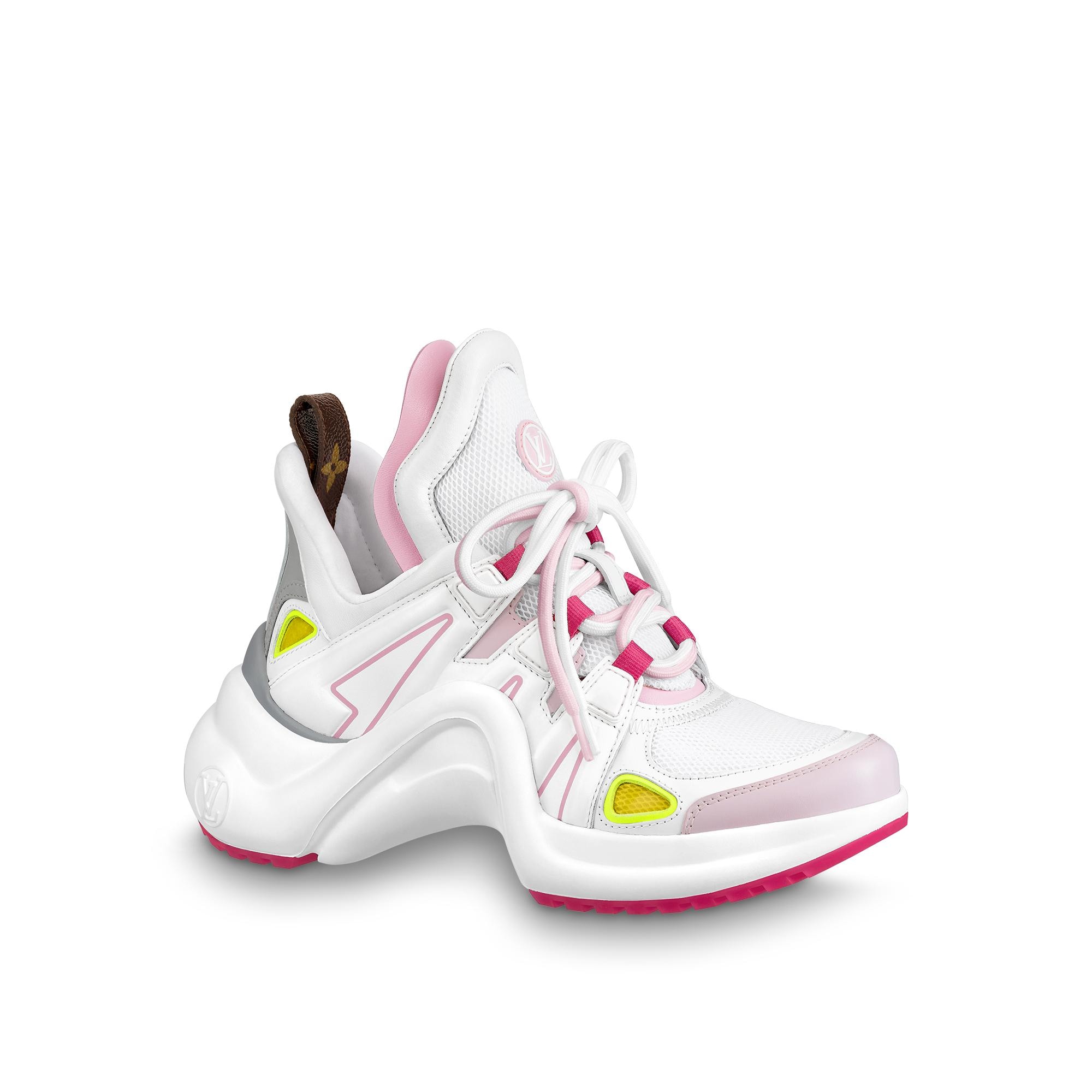 lv archlight sneaker pink