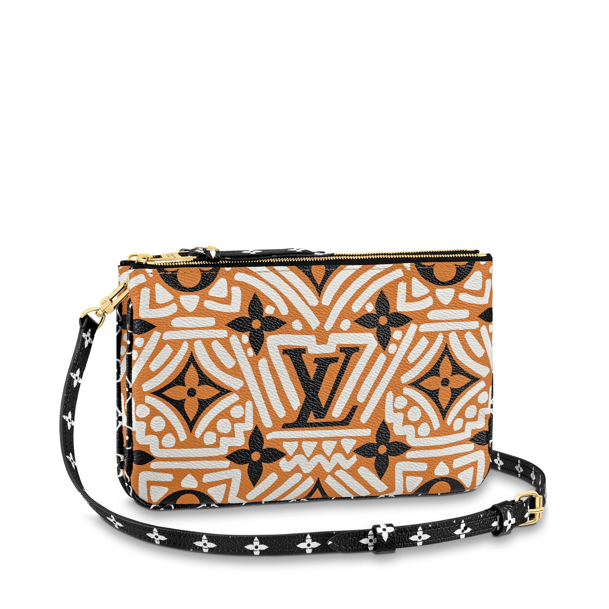 double zip pochette