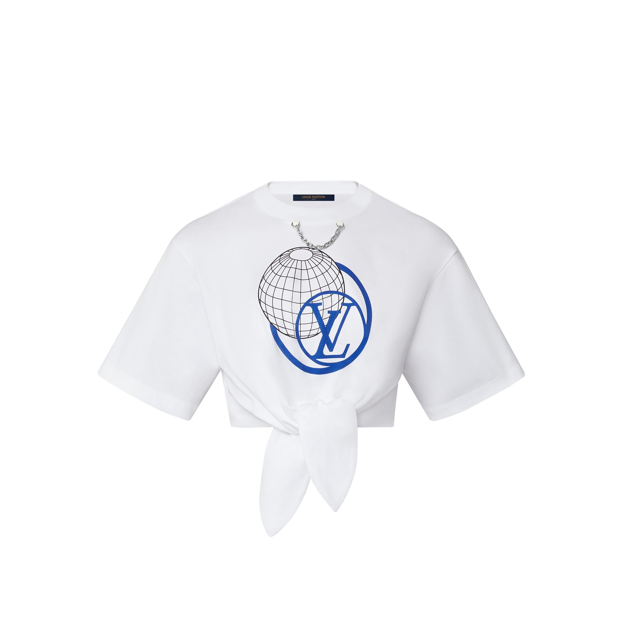 LV Globe Self Tie T-Shirt - Ready to 