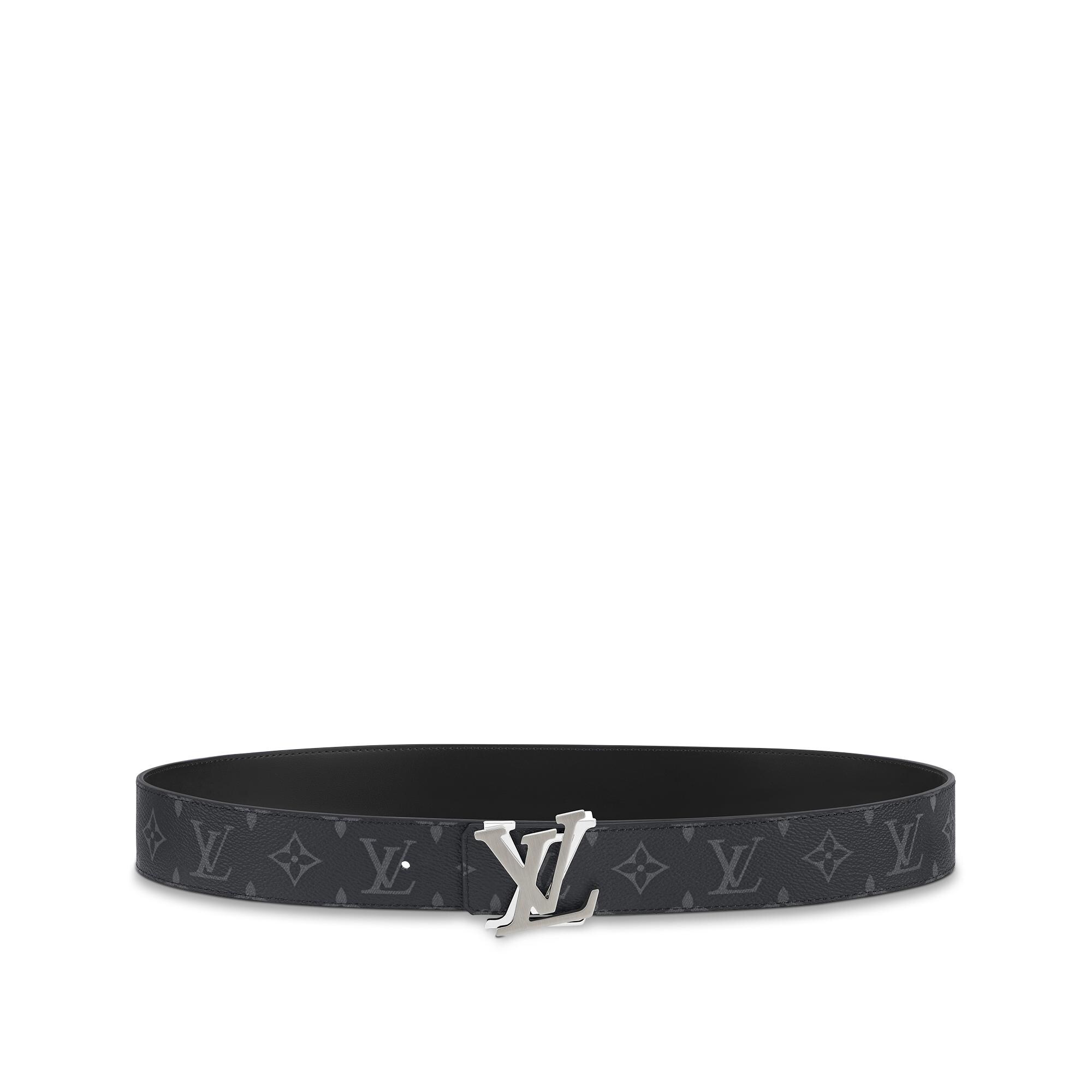 black louis vuitton belt for men