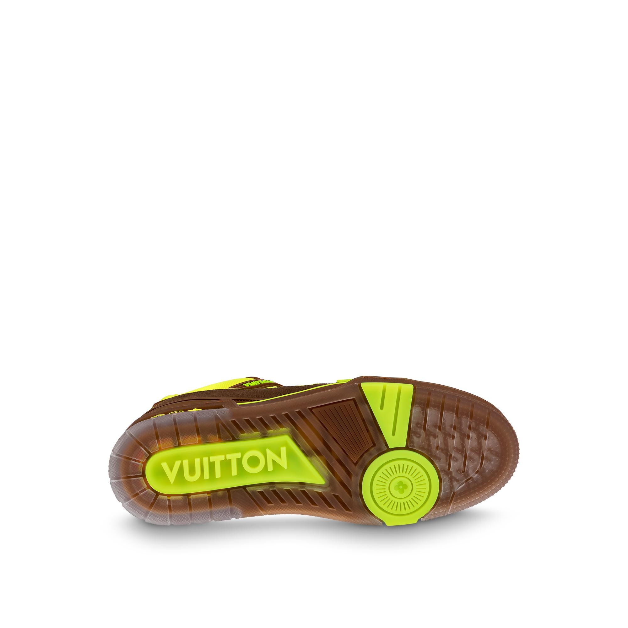 lv trainer sneaker brown