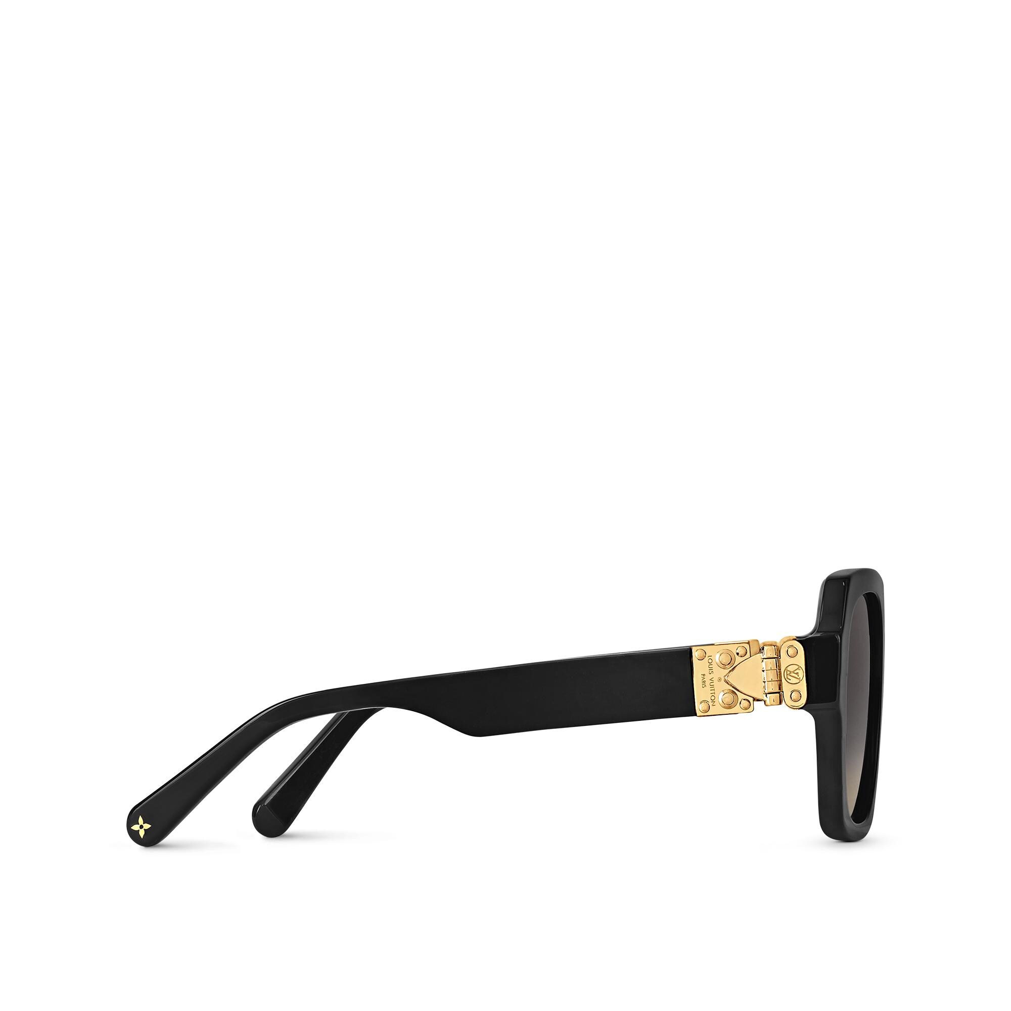 lv black and gold sunglasses