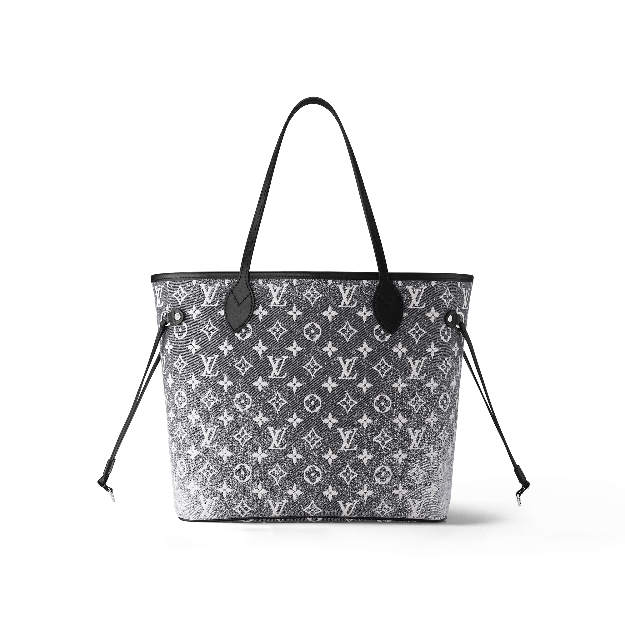 louis vuitton black neverfull mm