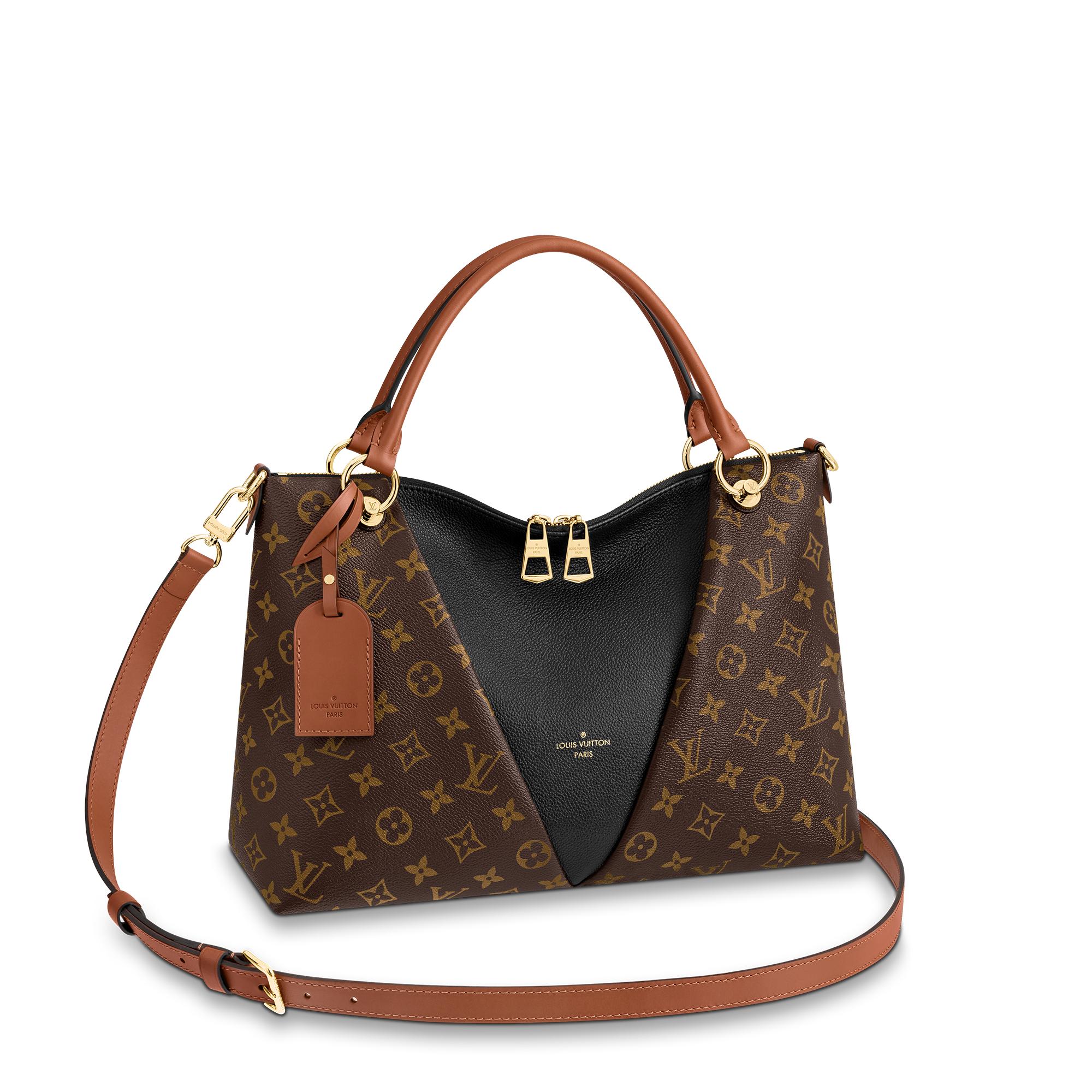 V Tote Mm Monogram M43957 Handbags Louis Vuitton Singapore