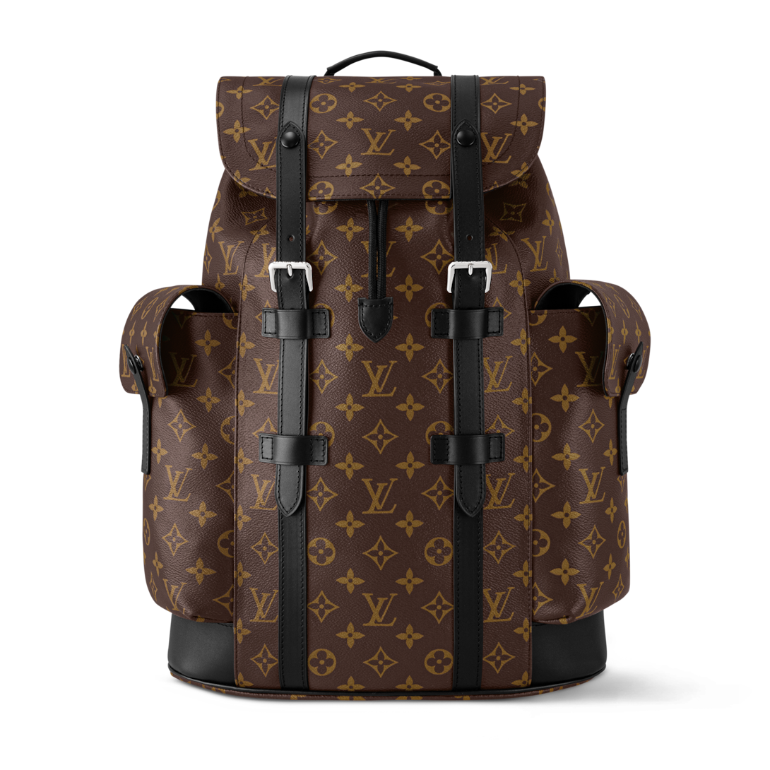 louis vuitton black monogram backpack