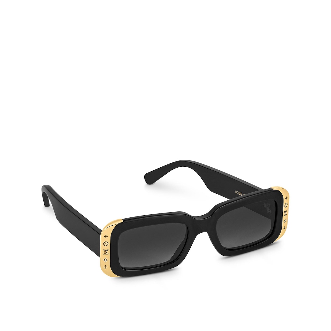 louis vuitton gold glasses